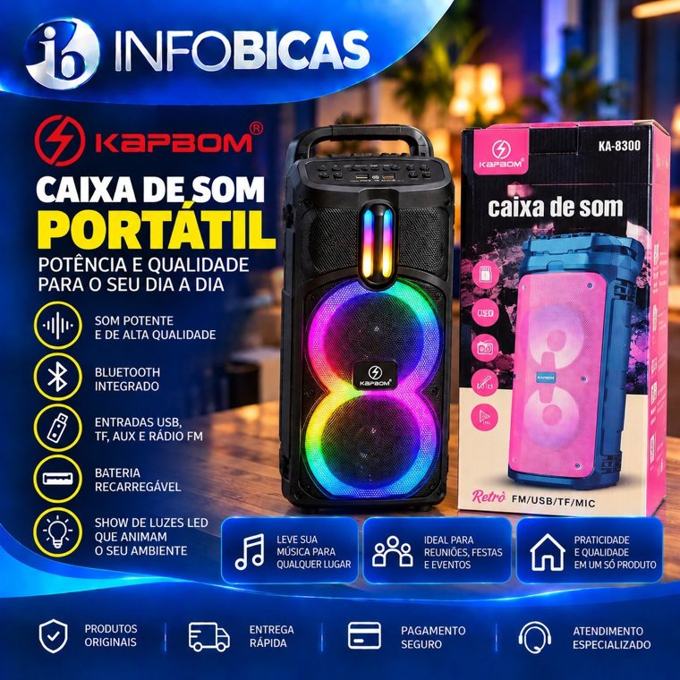 Caixa de Som Kapbom