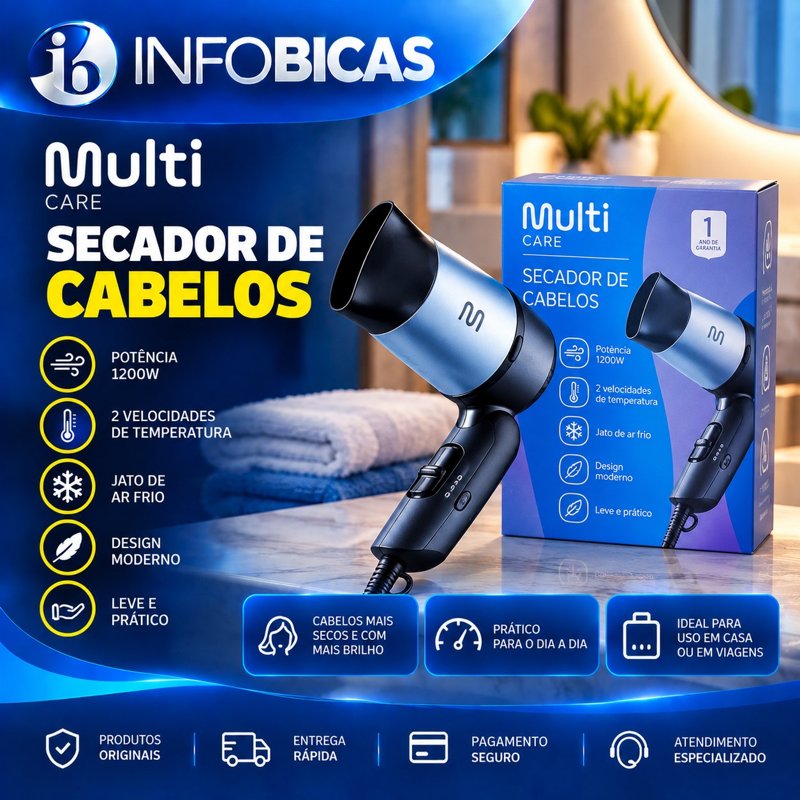 Secador de Cabelos Multi Care