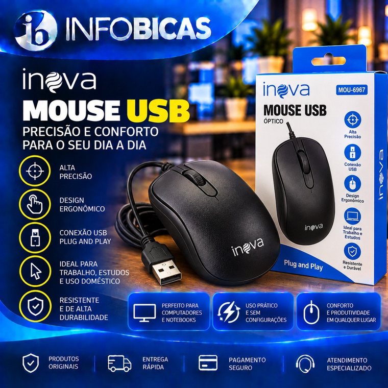 Mouse USB Inova